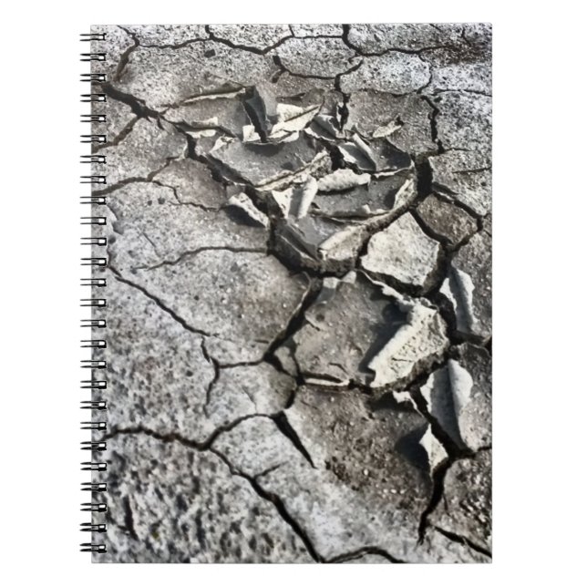 Broken Earth Spiral Notebook (Front)