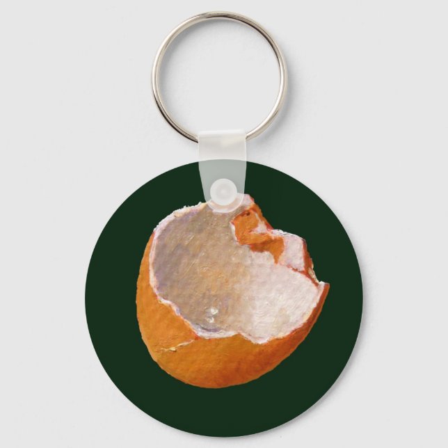 BROKEN EGG SHELL: ART: REALISM KEY RING (Front)