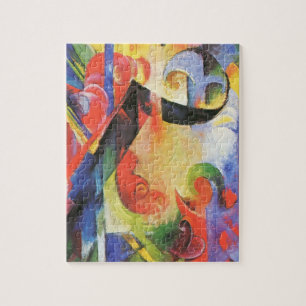 Broken Forms by Franz Marc, Vintage Abstract Art Jigsaw Puzzle