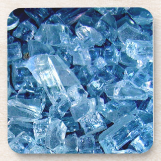Broken glass blues coaster