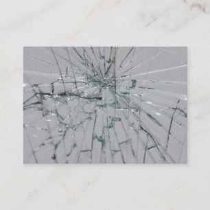 Broken Glass-Look Business Card