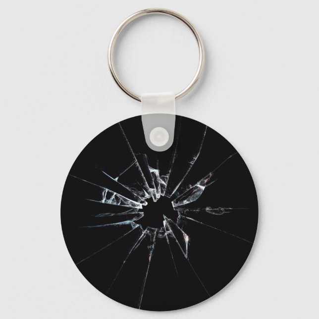 Broken Glass No 1 Key Ring (Front)