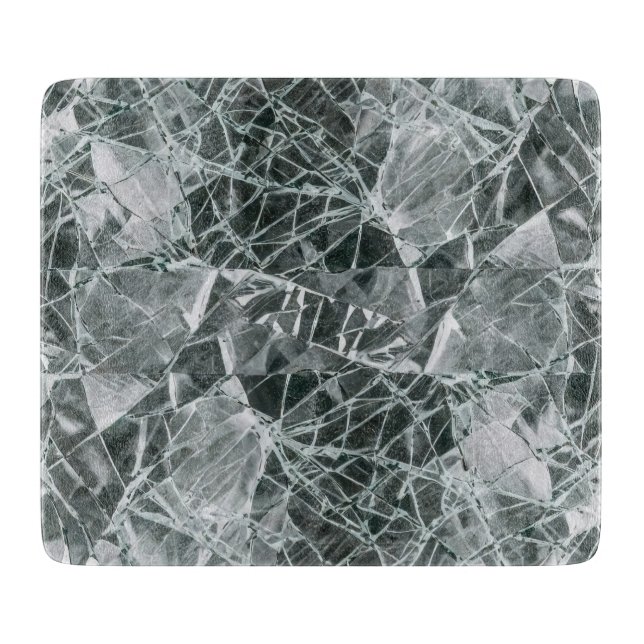 Broken Glass Surface (Style 5) Oil Painting Cutting Board (Front)