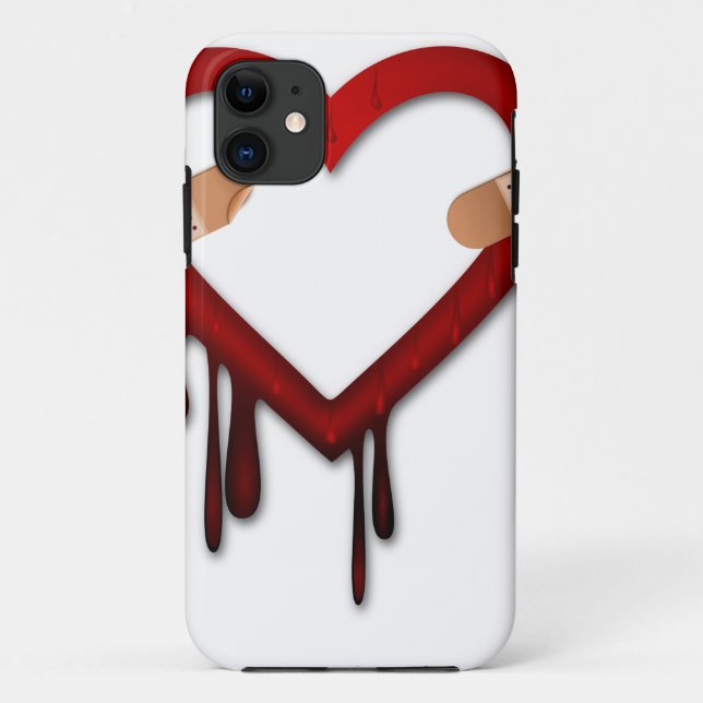 broken heart anti valentines day Case-Mate iPhone case (Back)