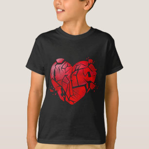 Broken Heart Anti Valentines Day T-Shirt