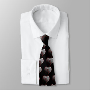 Broken Heart Anti-Valentines Neckwear Necktie