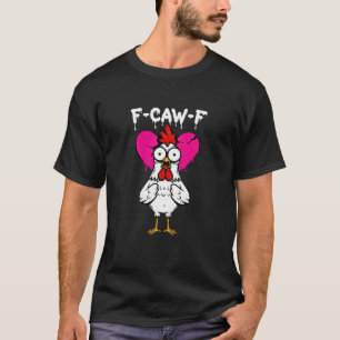 Broken Heart Chicken Funny F Caw F Men Women Long T-Shirt