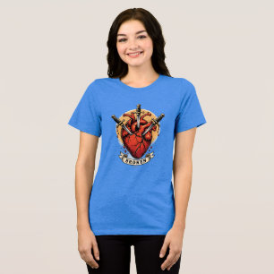Broken Heart Daggers T-Shirt Tri-Blend Shirt