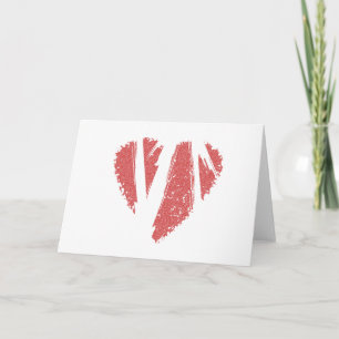 Broken Heart Holiday Card