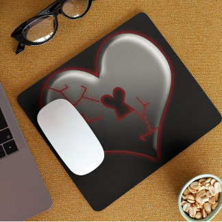 Broken Heart Mouse Pad