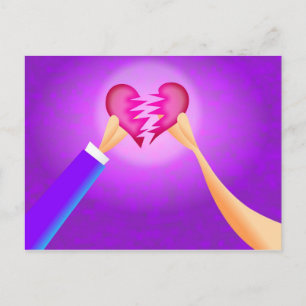 Broken Heart Postcard