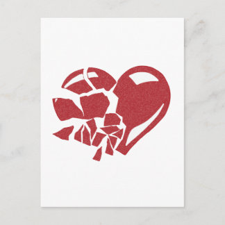 Broken Heart Postcard
