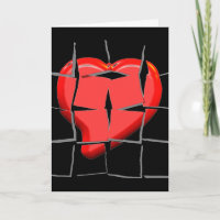 Broken Heart Puzzle Greeting Card