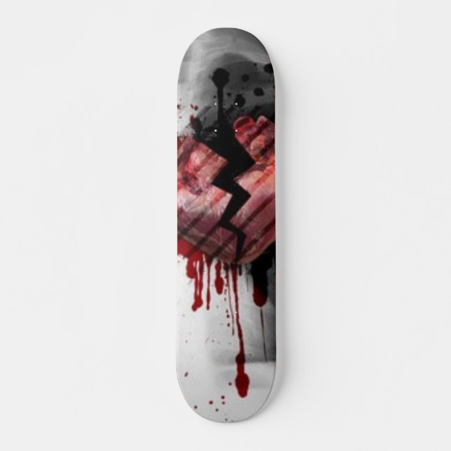 Broken Heart Skateboard (Front)
