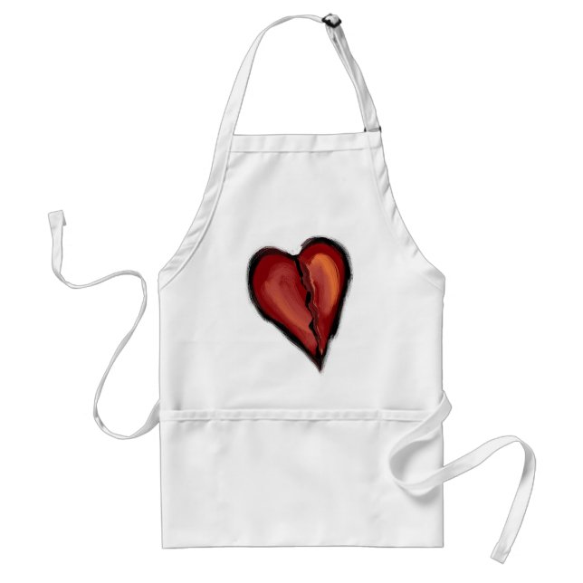 Broken Heart Standard Apron (Front)