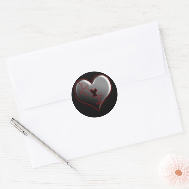 Broken Heart Stickers (Envelope)