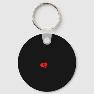 Broken Heart Valentine  Key Ring