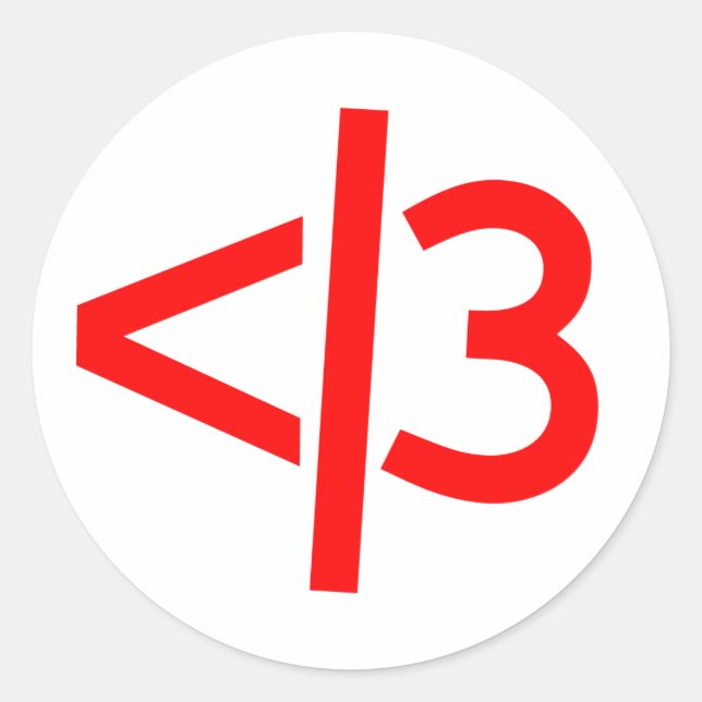 broken heart / valid heart stickers (Front)