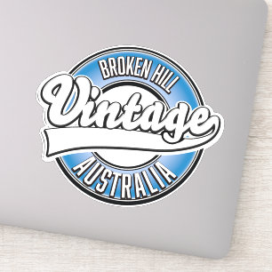 Broken Hill australia vintage style logo.