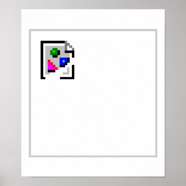 Broken Image JPG PNG GIF JPEG Poster (Front)