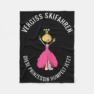 Broken Leg Fleece Blanket