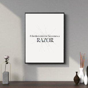 Broken mirrors poster