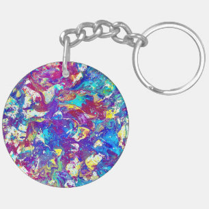 Broken Mood Ring Series No. 1 – Fractured Spectrum Key Ring