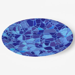 broken mosaic C Paper Plate