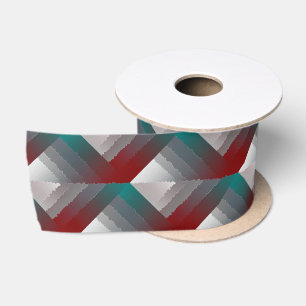 Broken mosaic satin ribbon