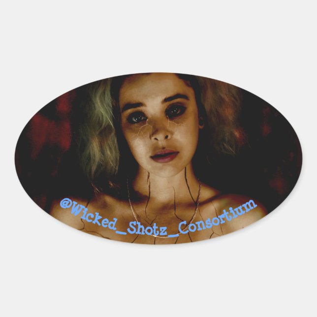 Broken Oval Sticker (Front)