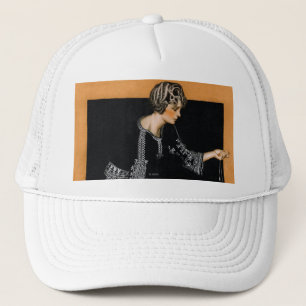 Broken Pearl Necklace Trucker Hat