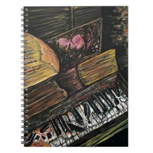Broken Piano Notebook