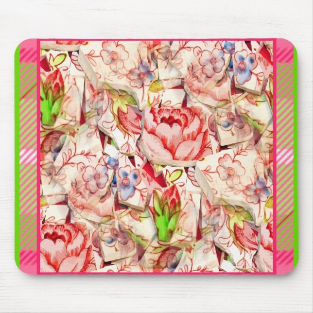 Broken Plate Mousepad (Front)