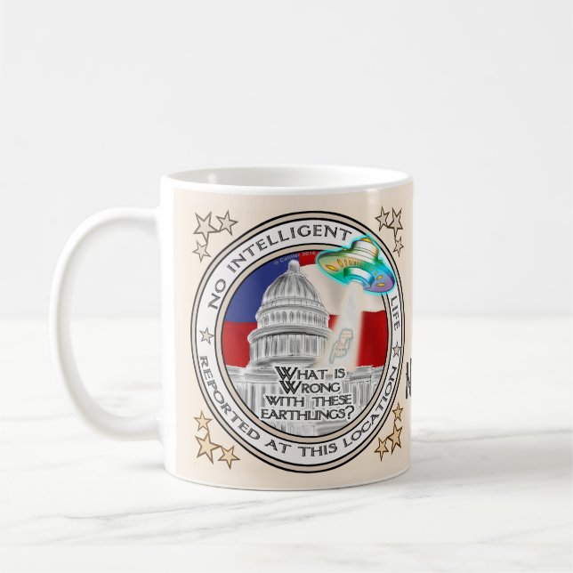 Broken Political System Coffee Mug (Left)