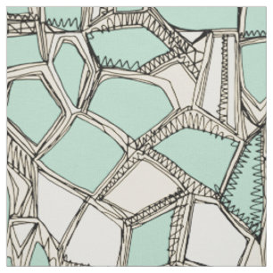 BROKEN POP mint Fabric