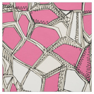 BROKEN POP pink Fabric