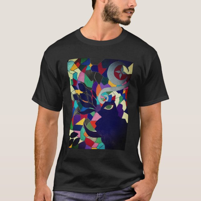 Broken Stained Glass Monster T-Shirt (Front)