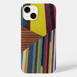 broken stripes and wood Case-Mate iPhone 14 case