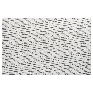 Broken Stripes Black Stripes Fabric