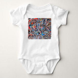 Broken Textures: Stained Glass Unity Baby Bodysuit