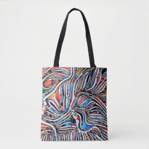 Broken Textures: Stained Glass Unity Tote Bag