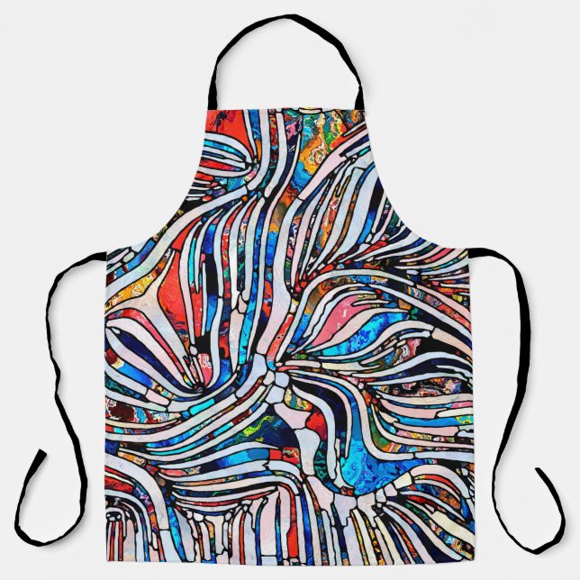 Broken Textures. Unity of Stained Glass series. Ab Apron (Front)