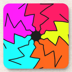 Broken themed Colourful Coaster