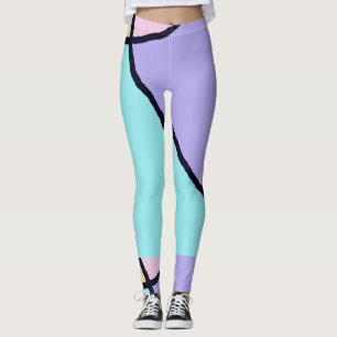 Broken Tile Misty Colours leggings
