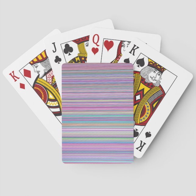 broken tv screen playing cards (Back)