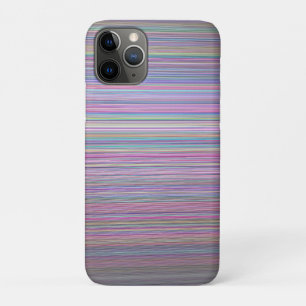 Broken TV screen Rainbow stripe Case-Mate iPhone Case