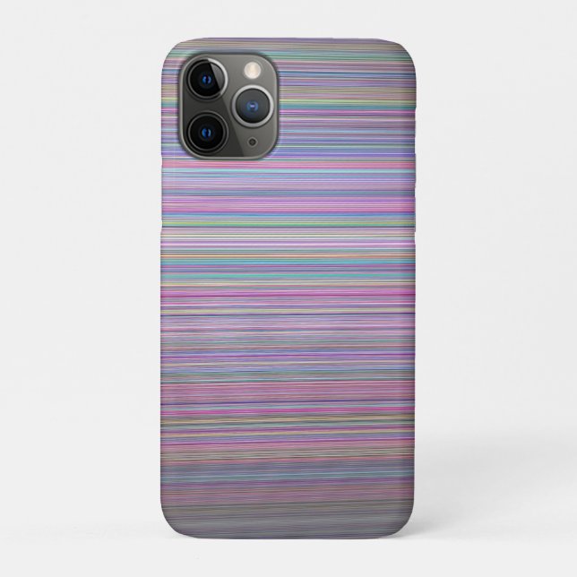 Broken TV screen Rainbow stripe Case-Mate iPhone Case (Back)