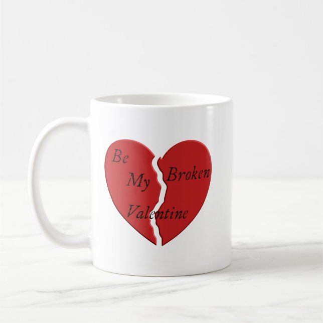 Broken Valentine Coffee Mug (Left)