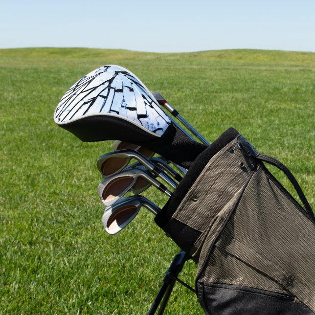 broken window golf head cover (In Situ)