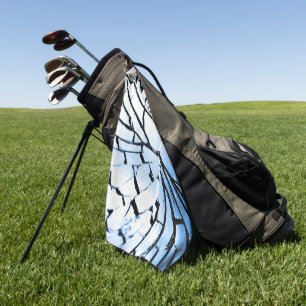 broken window golf towel